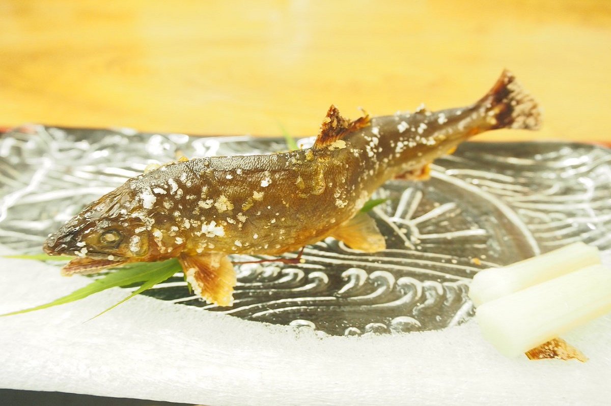 鮎塩焼き